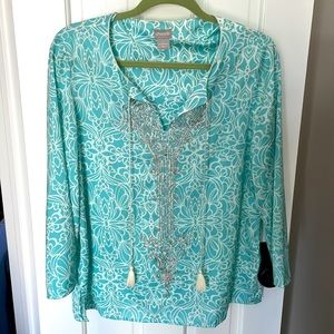 Chico’s silky tunic